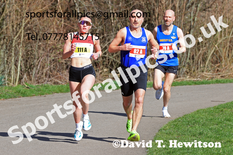 Senior Womens and Master Mens Over-50s, 2026 NECAA Royal Signals Road Relays, Hetton Lyons Country Park, Hetton le Hole. Photo: David T. Hewitson/Sports for All Pics